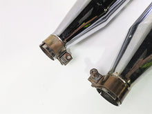 Load image into Gallery viewer, 2016 Harley Touring FLHR Road King 4" Chrome Slash Cut Vance Hines Muffler 16763