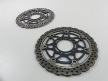 Load image into Gallery viewer, 2008 Kawasaki ZX6R ZX6 R Ninja Front Brake Rotor Disc Set 41080-0077-5C | Mototech271