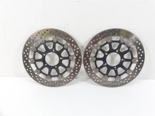 Load image into Gallery viewer, 2008 Ducati Hypermotard 1100 Front Brembo Brake Rotor Disc Set 49240921A