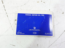 Load image into Gallery viewer, 2002 Honda GL1500 CD Valkyrie Deluxe Owners Manual Tourer 00X31-MZ0-6200