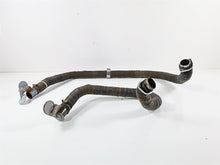 Load image into Gallery viewer, 2002 Harley Davidson XLH883 Sportster Custom Exhaust System + Rain Flap Covers