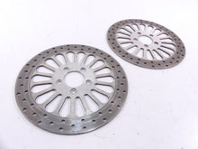 Load image into Gallery viewer, 2009 Harley Touring FLHRC Road King Front Brake Disc Rotor Set 41808-08 41809-08 | Mototech271