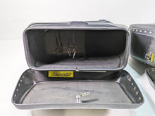 Load image into Gallery viewer, 2006 Honda VT1100 C2 Shadow Leatherlyke Studded Saddlebag Saddle Bag Set ACC310