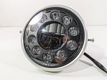 Load image into Gallery viewer, 2016 Zero Motorcycles S 9.8 7 Inch Round 11 Diode Chrome Crystal High Power LED Headlight 29-160614