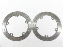 Load image into Gallery viewer, 2003 BMW R1150 GS R21 Front Brake Disc Rotor Set 34112314893 34112314894
