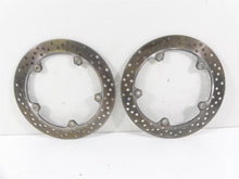 Load image into Gallery viewer, 2008 BMW R1200GS K25 Front Brembo Brake Rotor Disc Set 305mm 34117711427 | Mototech271