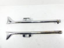 Load image into Gallery viewer, 2013 Harley Touring FLHX Street Glide Fishtail Slip On Exhaust Pipe Muffler Set