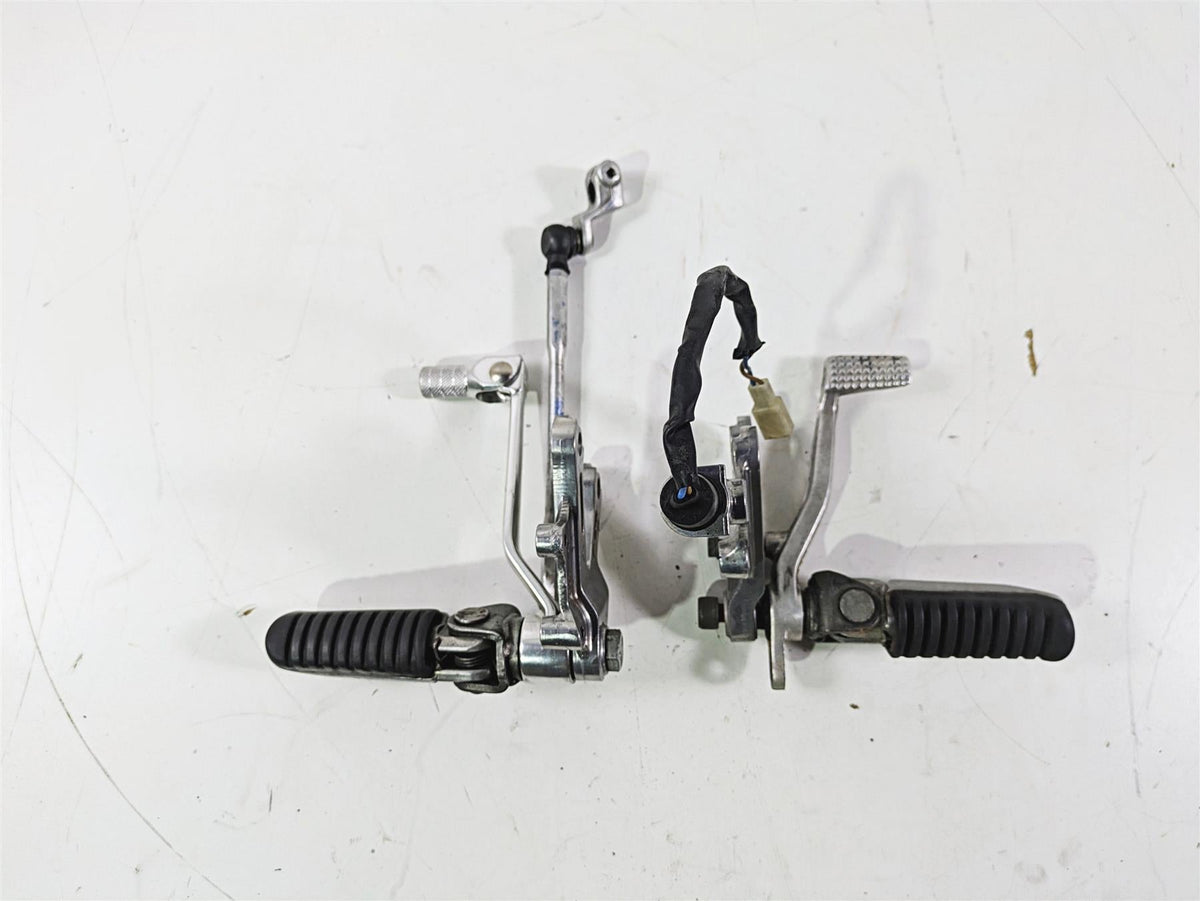 2003 Kawasaki ZX9R Ninja Left Right Rider Footpeg Set Shifter