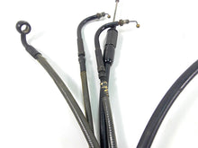 Load image into Gallery viewer, 2011 Harley Softail FXS Blackline 12.5" Ape Hanger Throttle & Brake Line Set