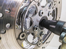 Load image into Gallery viewer, 1999 Harley Dyna FXDL Low Rider 16x3 Custom Thorn Chrome Rear Wheel Rim & Rotor | Mototech271