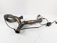 Load image into Gallery viewer, 2015 Ducati Panigale 1299 S Exhaust Header & Servo Set 57014452A 57114423B