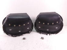 Load image into Gallery viewer, 2003 Indian Spirit Springfield Fringe Leather Side Saddlebag Luggage Set | Mototech271