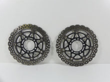 Load image into Gallery viewer, 2008 Kawasaki ZX6R ZX6 R Ninja Front Brake Rotor Disc Set 41080-0077-5C | Mototech271