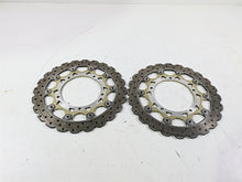 Load image into Gallery viewer, 2012 Yamaha XT1200 Super Tenere Front Brake Disc Rotor Set 23P-2581T-00-00