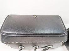 Load image into Gallery viewer, 2006 Honda VT1100 C2 Shadow Leatherlyke Studded Saddlebag Saddle Bag Set ACC310