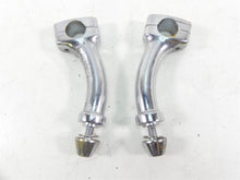 Load image into Gallery viewer, 2002 Harley Softail FXSTDI Deuce Handlebar Handle Bar Riser Holder Set 56135-00A