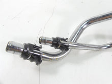 Load image into Gallery viewer, 2004 Harley Softail FLSTFI Fat Boy Chrome Oil Tank Reservoir + Hoses 62498-00A