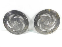 Load image into Gallery viewer, 2009 Harley XR1200 Sportster Front Straight Brake Rotor Disc Set 41820-08
