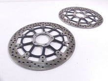 Load image into Gallery viewer, 2013 Ducati Hyperstrada 821 Front Straight Brake Disc Rotor Set 49241011A | Mototech271