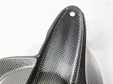 Load image into Gallery viewer, 2009 Ducati Monster 1100 S Rear Carbon Fiber Fender Mud Flap 96995109B