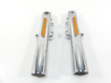 Load image into Gallery viewer, 2009 Harley FLHTCU SE4 CVO E-Glide Chrome Front Fork Lower Tube Set 45500169