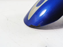 Load image into Gallery viewer, 2009 Harley FXCWC Softail Rocker C Front Fender Flame Blue Pearl Deluxe 60158-08 | Mototech271