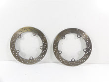 Load image into Gallery viewer, 1999 BMW R1100 GS 259E Front Brake Disc Rotor Set 34112314893