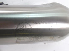 Load image into Gallery viewer, 2017 Triumph Thruxton 1200R Exhaust Pipe Muffler Silencer Set T2203872 T2203878