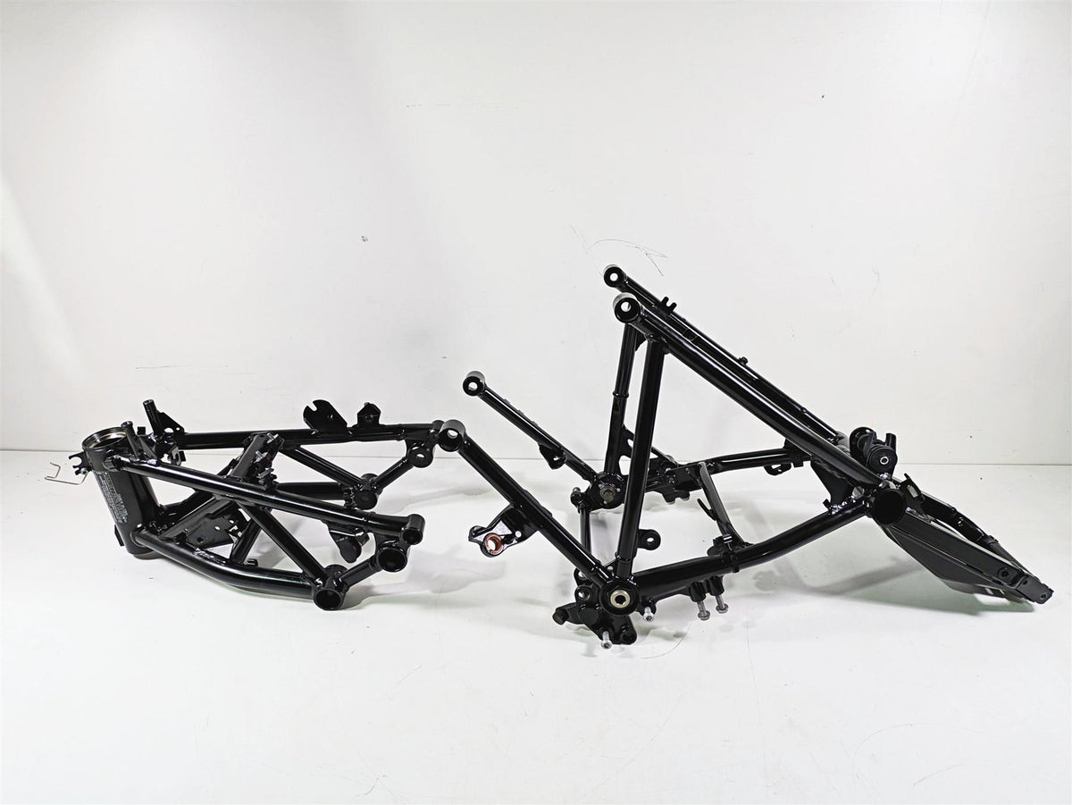 BMW R9T マットブラック サイドフレーム2個セット 2014 BMW R nine T R9T K21 Front And Rear Chassis Frame Set With
