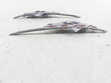 Load image into Gallery viewer, 2002 Yamaha XVS1100 V-Star Fuel Gas Petrol Tank Emblem Set 5KS-2416B-10-00 | Mototech271