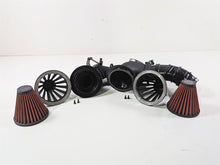 Load image into Gallery viewer, 2019 Suzuki M109R VZR1800 Boulevard Dual Spike Flat Black Red Filter AC-236-BK