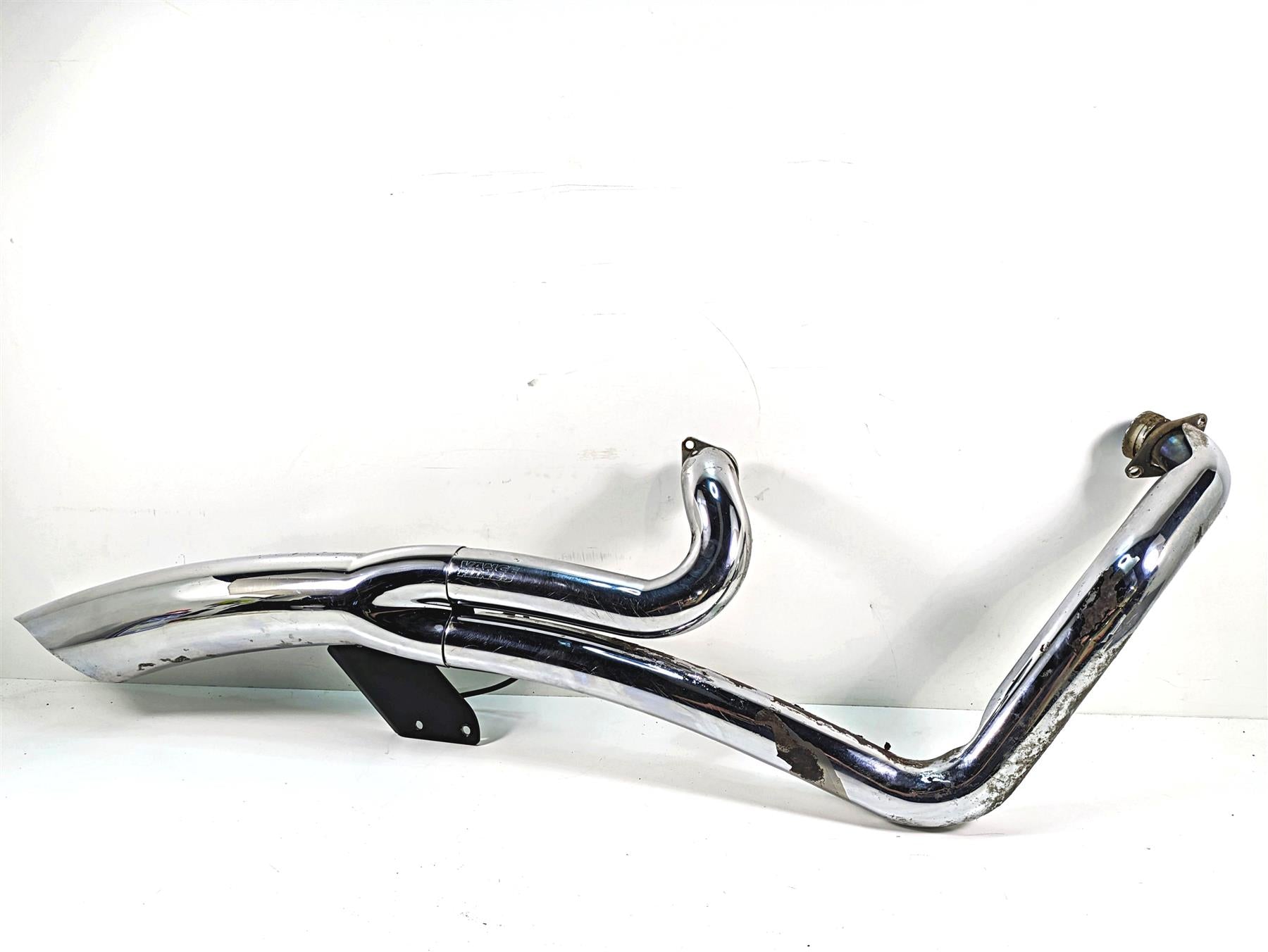 2009 Yamaha XV1900 Raider Vance Hines 2 into 1 Radius Exhaust Pipe