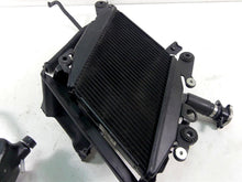 Load image into Gallery viewer, 2013 Ducati Diavel Red Right Radiator Fan Reservoir Set - No Leaks 54840881B