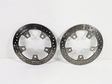 Load image into Gallery viewer, 2015 Harley Touring FLHTKL Electra Glide Front Brake Rotor Disc Set 41500017