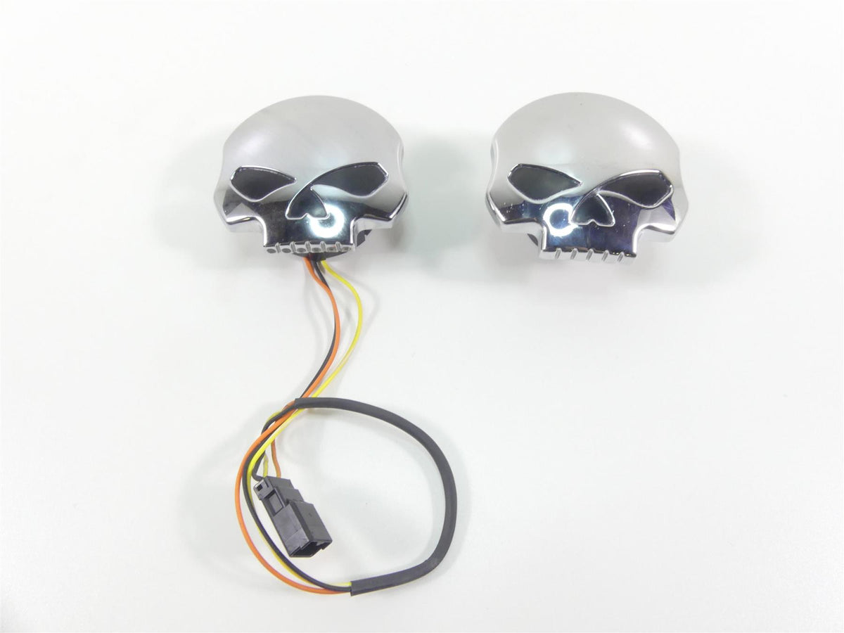 2008 Harley Softail FLSTSB Cross Bones W.G. Skull Fuel Gauge