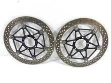 Load image into Gallery viewer, 2012 Ducati Panigale 1199S Front Brake Rotor Disc Set 49240901A 49240891A | Mototech271