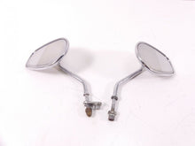 Load image into Gallery viewer, 2009 Harley FXDC Dyna Super Glide Rear View Mirror Set Chrome 91840-03B 91845-03