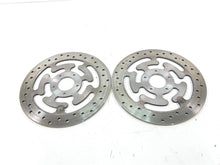 Load image into Gallery viewer, 2008 Harley Touring FLHX Street Glide Front Brembo Brake Disc Rotor Set 41808-08