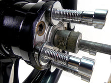 Load image into Gallery viewer, 2011 Harley Softail FXS Blackline 18x4.25 Black 5 Spoke Custom Rear Wheel