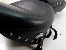 Load image into Gallery viewer, 2002 Harley FLSTCI Softail Heritage Mustang 17" Wide Studded Seat Set 75094 | Mototech271