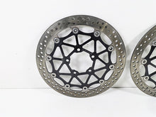 Load image into Gallery viewer, 2016 Kawasaki ZX10R Ninja Brembo Front Brake Disc Rotor Set 41080-0648-18U