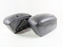 Load image into Gallery viewer, 2012 Harley Softail FLSTF Fat Boy Saddlebag & Mounts Leather Hard Bags 53061-00B
