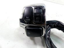 Load image into Gallery viewer, 2006 Harley Softail FXSTSI Springer Chrome R+L Hand Control Switches 71685-06A | Mototech271