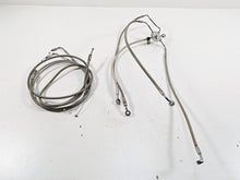 Load image into Gallery viewer, 2009 Harley Dyna FXDFSE CVO Fat Bob 10" Handlebars Brake Throttle Clutch Cables