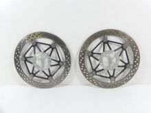 Load image into Gallery viewer, 2008 Ducati 1098 S Front Straight Brake Rotor Disc Set 49240901A 49240891A