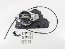 Load image into Gallery viewer, 2021 Indian Scout 1200 Engine Side Chrome Clutch Cover 5632943 5143238
