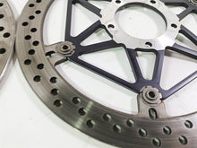 Load image into Gallery viewer, 2016 Ducati Monster 1200 S Front Brake Rotor Disc Set Brembo 49241351A 49241341A