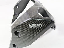 Load image into Gallery viewer, 2013 Ducati Hypermotard 821 SP Lower Front Fender Carbon Fiber 56411051AA