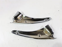 Load image into Gallery viewer, 2006 Triumph Rocket 3 Rear Fender Chrome Braces Struts Covers T2306014 T2306024