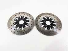 Load image into Gallery viewer, 2009 Harley Touring FLHX Street Glide Front Brake Disc Rotor Set 41500048 | Mototech271